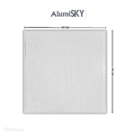Cielo Raso De Aluminio Liso A-02 - Image 4