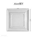 Cielo Raso De Aluminio Centro 3D A-06 - Image 4