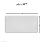 Cielo Raso De Aluminio Blanco - Image 4
