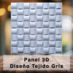 7g.Panel 3D Tejido Gris - Image 2