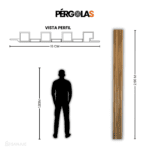 Pérgola WPC Roble - Image 6