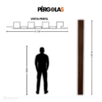 Pérgola WPC Caoba - Image 5