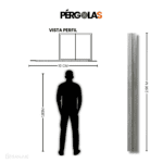Pérgola De Exterior Gris Oscuro - Image 3