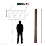 Pérgola De Exterior Teak - Image 6