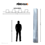 Pérgola PVC Platino - Image 4