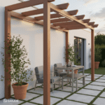 PERGOLA WPC RECTANGULAR COFFE - Image 3