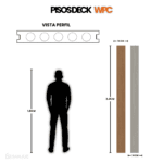 PISO DECK BICOLOR (GRIS HUMO / CHOCOLATE) - Image 3