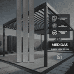 Pérgola De Exterior Slate Gray - Image 6