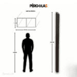 Pérgola De División Café - Image 2